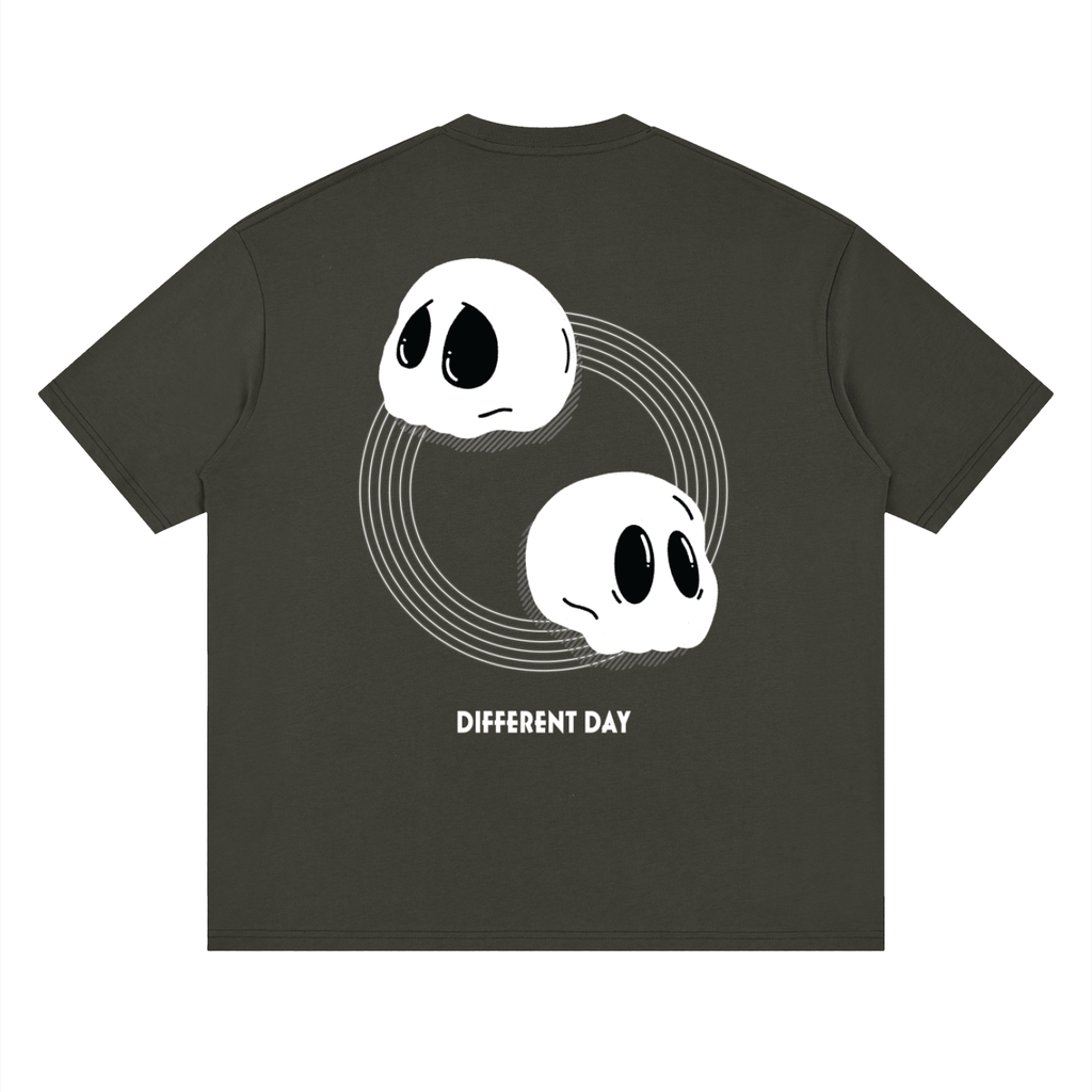 Different Day | Streetwear Loose Drop Shoulder T-Shirt