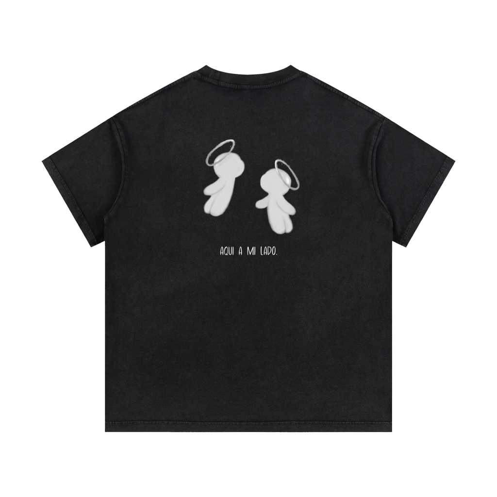 Aqui a mi Lado | Vintage Wash Cotton T-Shirt