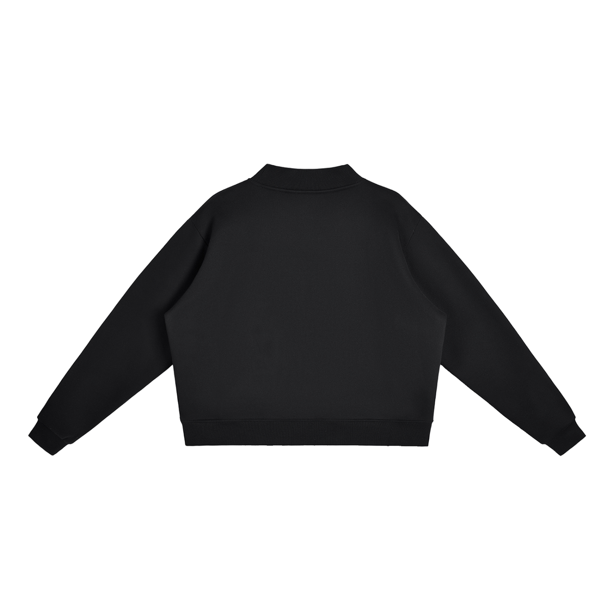 EEPY DOG | Essential Fleece Mock-Neck Crew Sweatshirt