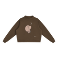 EEPY DOG | Essential Fleece Mock-Neck Crew Sweatshirt