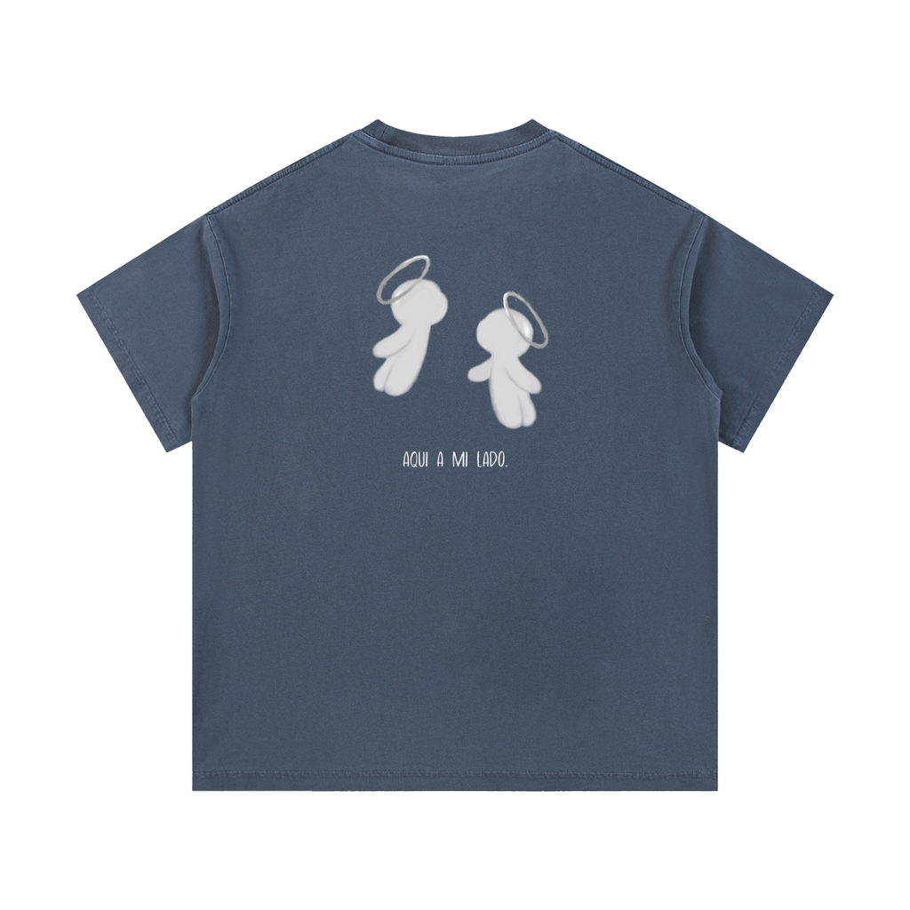 Aqui a mi Lado | Vintage Wash Cotton T-Shirt